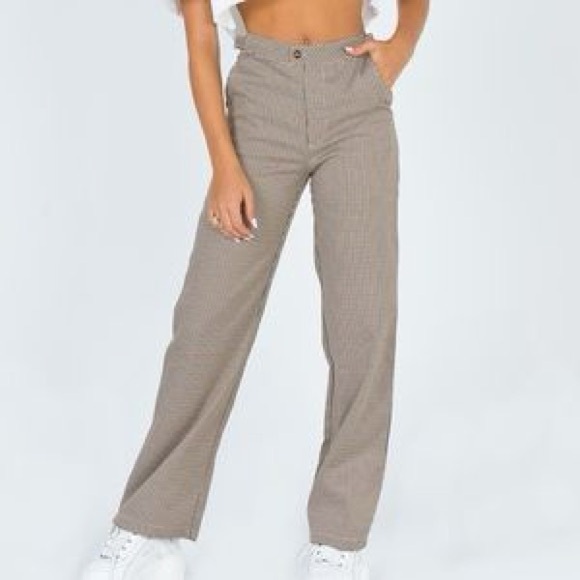 Princess Polly Elee Houndstooth Pants - Picture 2 of 7